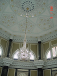 Inside Ubudiah Mosque prayer hall