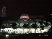Asy-Syakirin Mosque at night