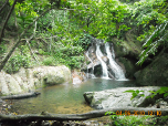Very small waterfall near Juara
