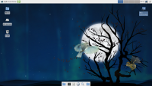 Xfce desktop upon log-in on Fedora 15